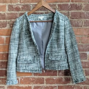 Frayed Tweed Blazer
